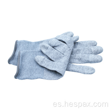 Guantes de ESD de ESD de PU sin poliéster Hespax 13g sin DMF